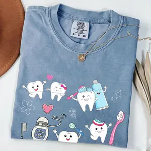 Comfort Colors Dental Shirt, Gift For Dentist, Dental Hygienist,  Dental Gift, Dental School, Dental Student, Comfort Colors Shirt