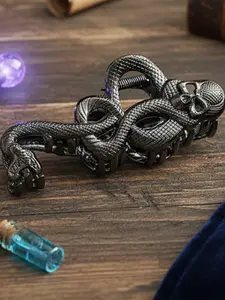 New Harry Potter Death Eaters Alloy Hair Clip, Universal Fit Design, Perfect Accessory for Fans & Cosplay Events