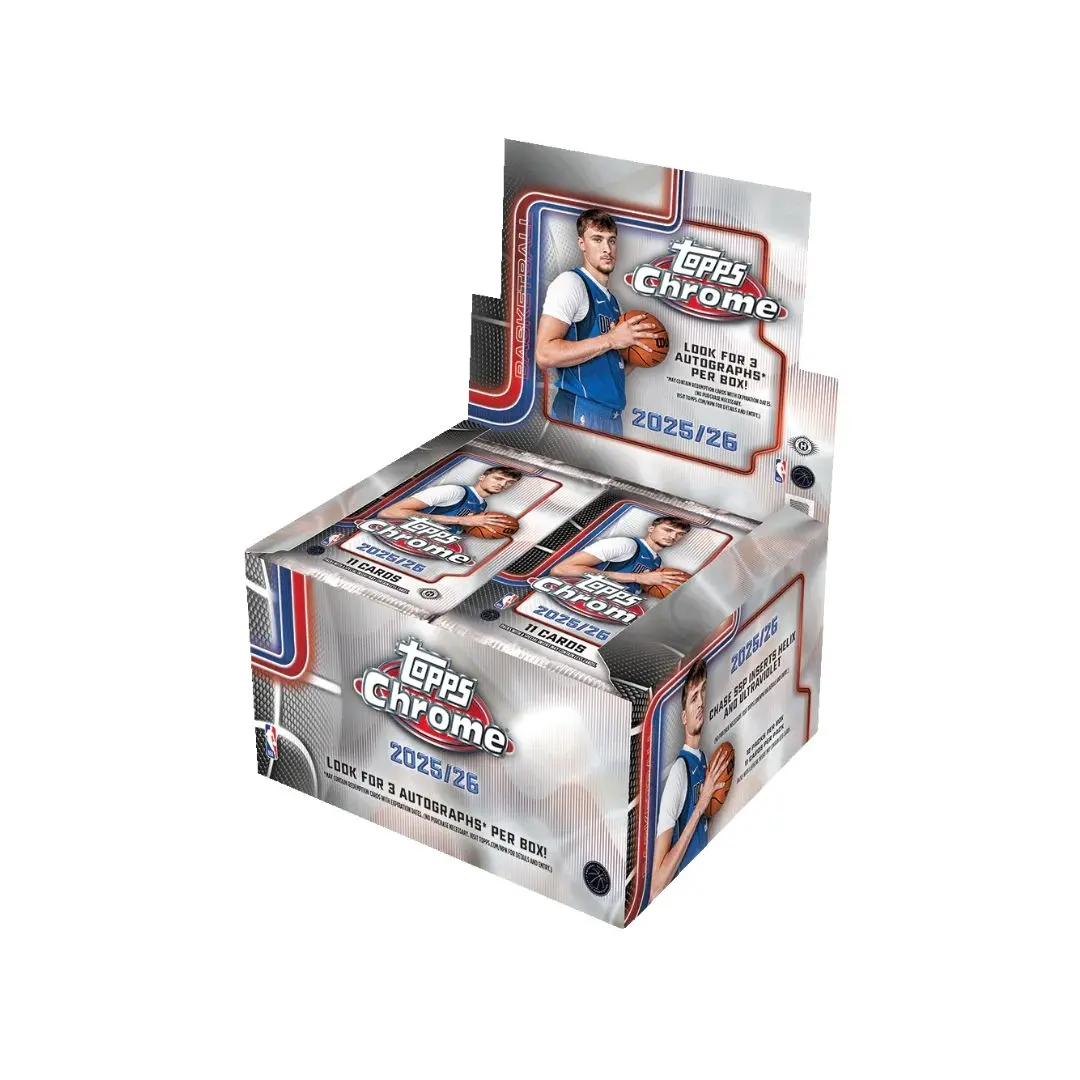 2025-26 Topps Chrome NBA Basketball Hobby Jumbo Box - TikTok Shop