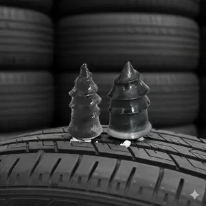 Universal Tire Repair Kit: Puncture Fixing Tools for Motorcycle, Car, Truck, Bike. Tubeless Rubber Plug Strips, Tire Patch. Quick, Durable & Essential. Choose from 5, 10, 15, 20-Piece Sets.