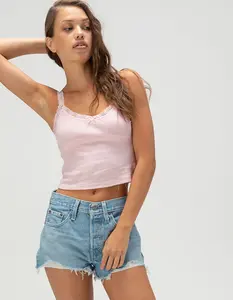 LEVI'S Premium 501 Original Fit High Rise Womens Denim Shorts - Luxor Heat