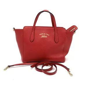 Pre-owned GUCCI Leather Tote Bags Interlocking Shoulder Bag Medium #3474