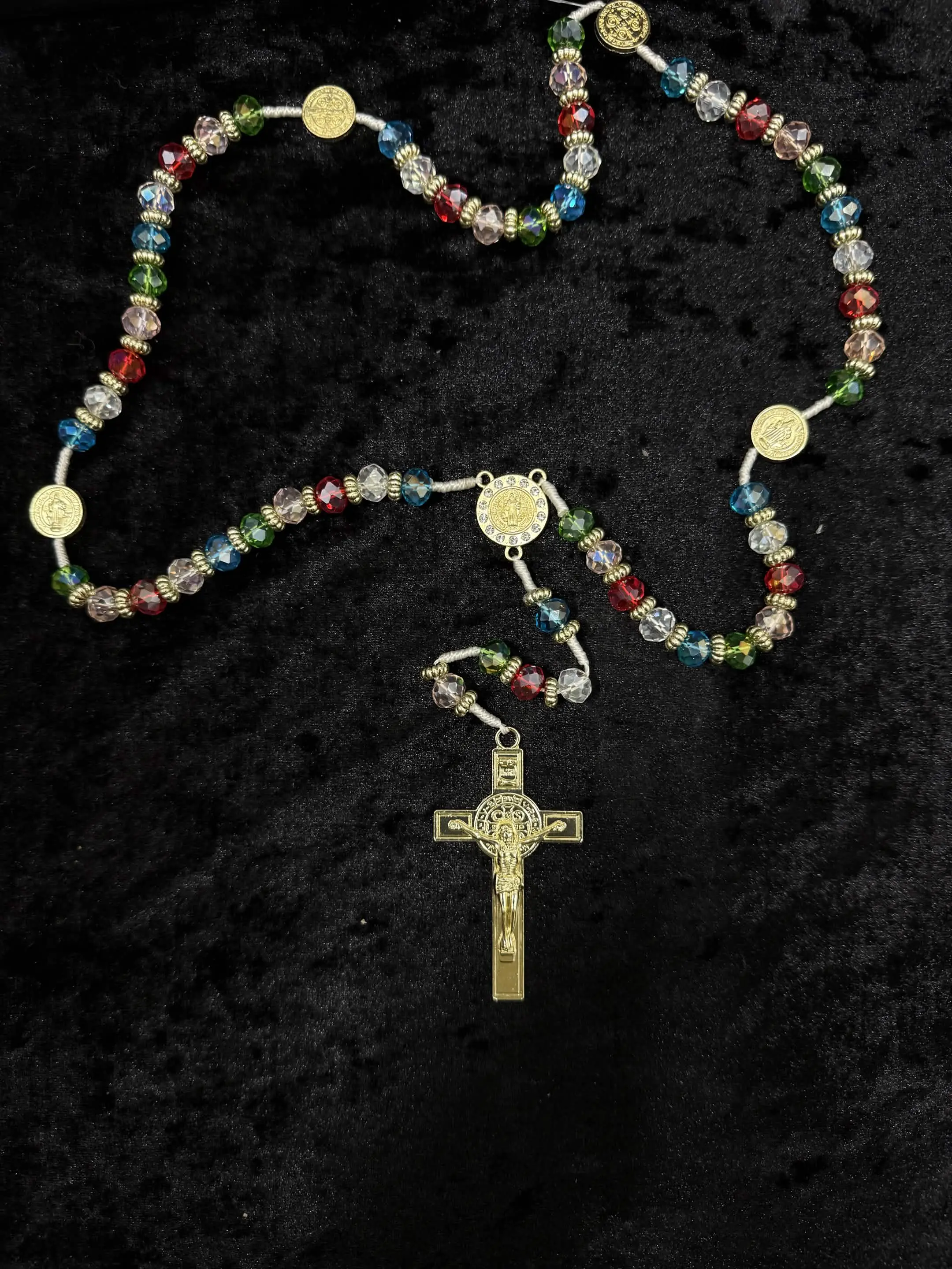Rosary Necklace, Fashion Costume Jewelry Accessory for Daily Wear