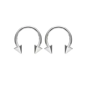 round horse-hoop-shaped barbell