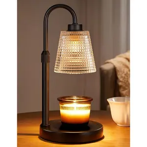 Candle Warmer Lamp with Timer, Dimmable Candle Warmer for Jar Candles, Height Adjustable Wax Melts Warmer, Birthday Gifts for Women Mom, House Warming Gifts New Home Decor
