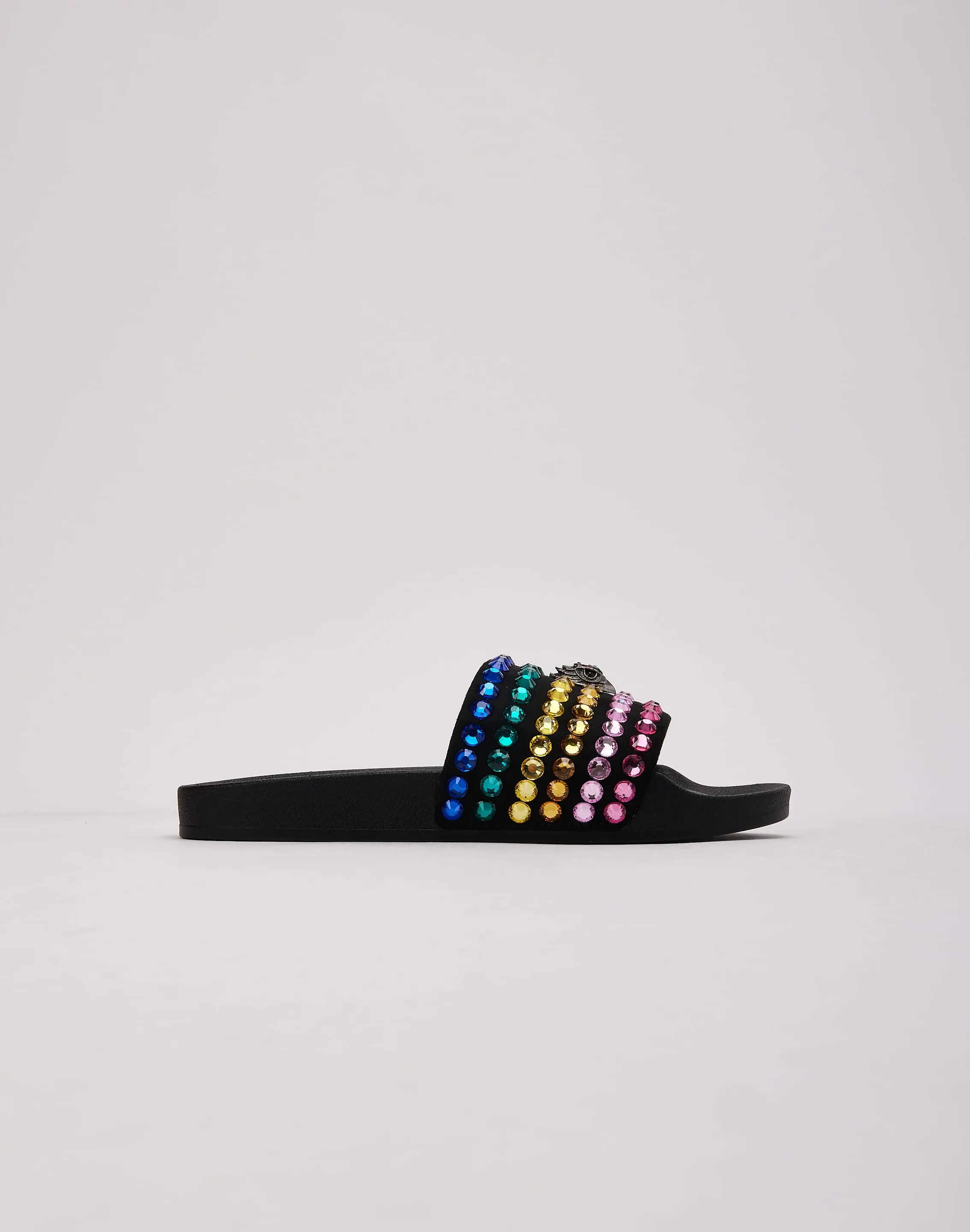 Kids Kurt Geiger Mini Meena Eagle Slides Grade-School