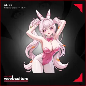 Bunny Alice Sticker