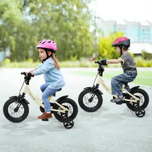 COSTWAY - 12 Inches Kids Bike Sport Bicycle with Removable Training Wheels