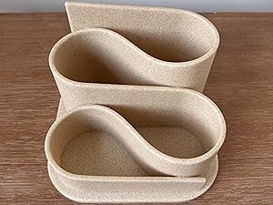 Bohemian Style Neutral Beige Pen Holder, Premium Aesthetic Desk Organizer, Stylish Desk Accessories, Sturdy Cute Pencil Holder, Practical Office Supplies, Ideal Home Office Decor For Women, Perfect For Spring Desk Makeover |