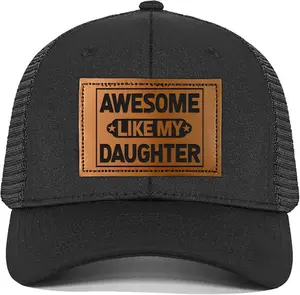 Dad Gifts for Fathers Day from Daughter - Funny Hat for Fathers Day - Dad Birthday Gifts from Daughter - Adjustable Fit, Comfortable Cotton, Perfect Present for Awesome Father Trucker Hat