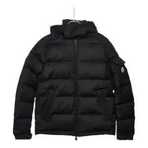 Pre-owned MONCLER Wool Small Leather Goods MONTGENEVRE Nylon Down Jacket