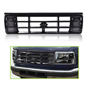 Fit For 1992-1997 Ford F Super Duty Bronco F150-F350 F53 F59 Front Bumper Grille