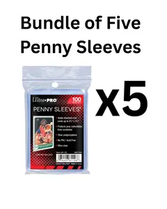 Ultra Pro - Penny Sleeve 100pc - Pack of 5 Bundle