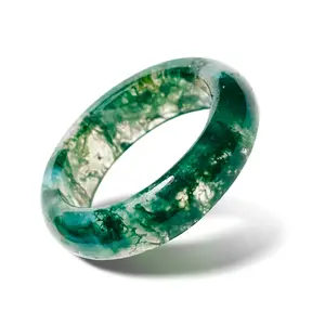 Carmela - Moss Agate Stone Ring