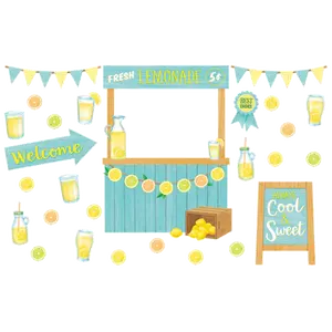 Lemon Zest Lemonade Stand Bulletin Board(C)