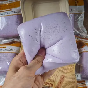 Soft Slow Rising Squishy Stress Relief Squishy Sticky Toast Squishy Calming Squishes Fidget Toys Stress Relief Toy Sensory Play