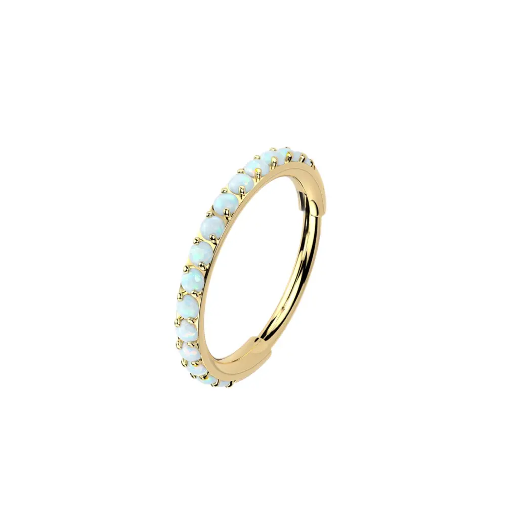 White Opal/Gold