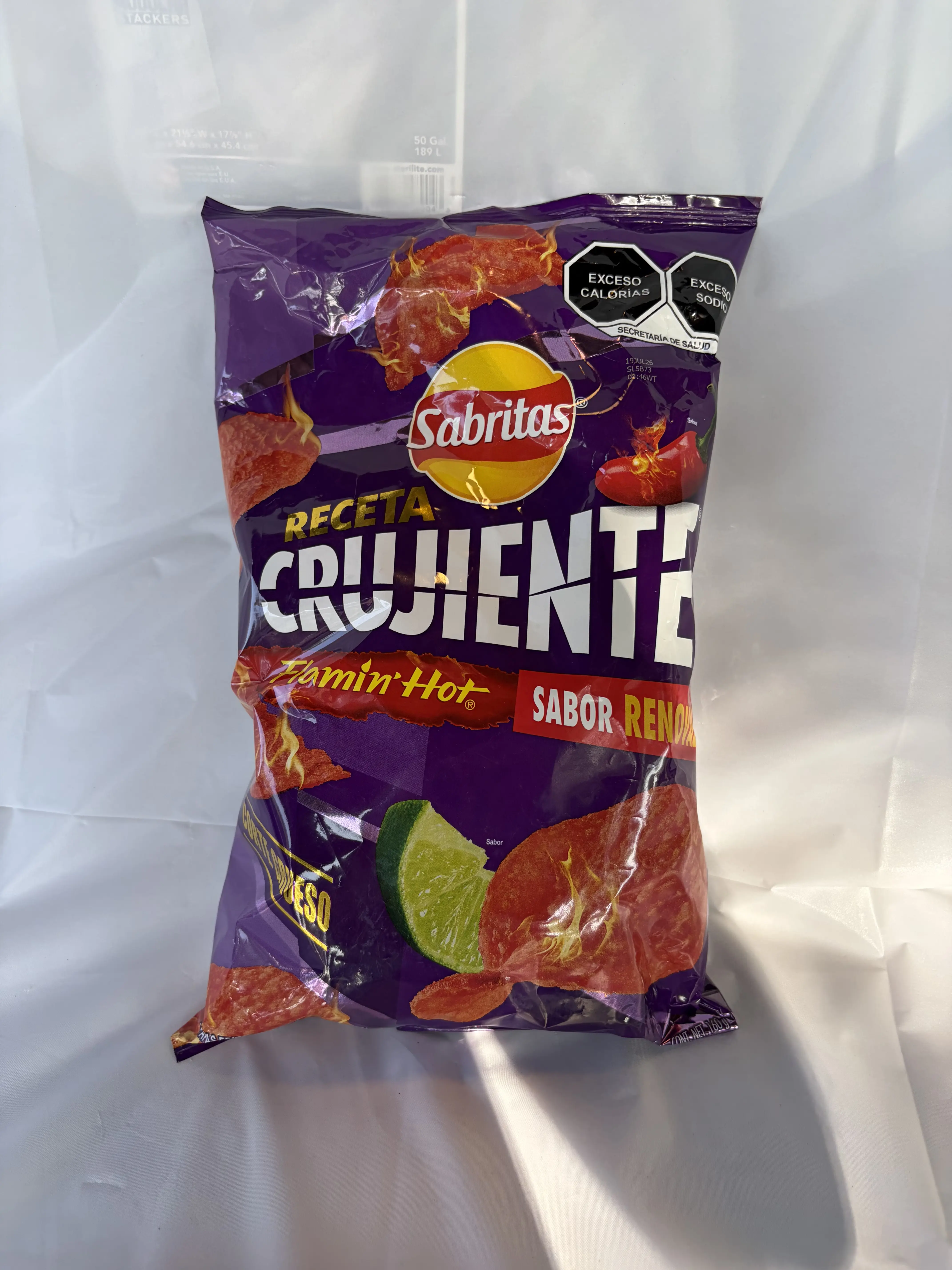 Large Sabritas Crujiente Flamin' Hot - 100g Large Sabritas Crujiente Flamin' Hot - 100g