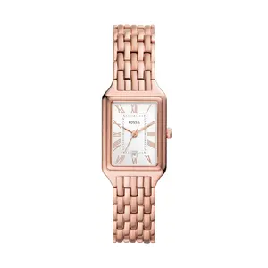 Fossil Women's Raquel Three-Hand Date, Rose Gold-Tone Stainless Steel Watch
