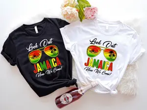 Look Out Jamaica Here We Come T-shirt, Jamaica Vacation Matching Shirt, Girls Trip Tee, Family Travel T-shirt, Jamaica Couple Trip Shirt, Friends Vacation Tee