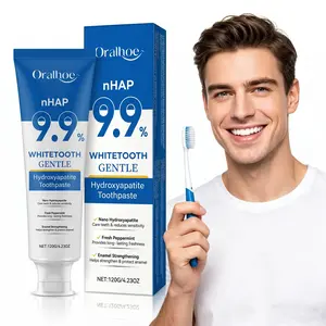 Hydroxyapatite Fluoride Free Natural Remineralizing Toothpaste 120g Say goodbye to yellow teeth and sensitivity Reveal a confident smile that will dazzle everyone