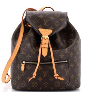 Pre-owned Louis Vuitton Canvas Coated Backpacks Montsouris Backpack Monogram Canvas by Rebag