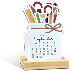 Small Desk Calendar 2025-2026 Monthly Classroom Office Desk Desktop Calendar 2025 16-Month Calendars 2025-2026 September 2025-December 2026