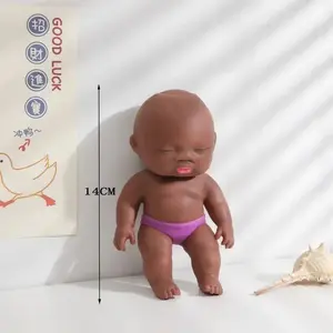 Big Black Doll Pinch Music Stress Relieving Toy Stress Relieving Artifact Black Doll Small Gift Doll Natasha Doll