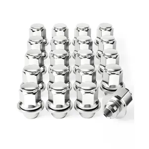 M12x1.5 Lug Nuts, 12x1.5mm Wheel Lug Nuts Compatible with Toyota Avalon Camry Highlander Prius Sienna, Lexus IS300 LFA CT200h HS250h GS450h, Mitsubishi Lancer Eclipse, 20PCS Lug Nut Set with Mag Seat