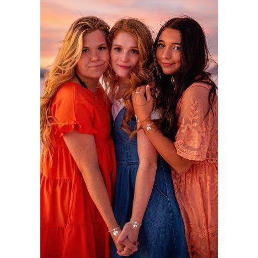 Best Friend friendship Bracelets for 3/4 Heart Puzzle BFF Matching Bracelets Gifts For best Friends Women Birthday Christmas