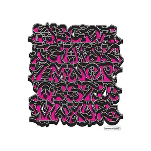 Graffiti Alphabet Poster