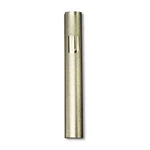 Metal Gold-Tone Shimmering Modern Classic Mezuzah Case, 5"