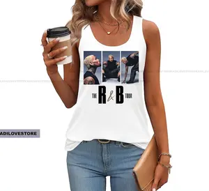 Brown R&B Tour tank top Shirt fan Unisex Jersey Tank