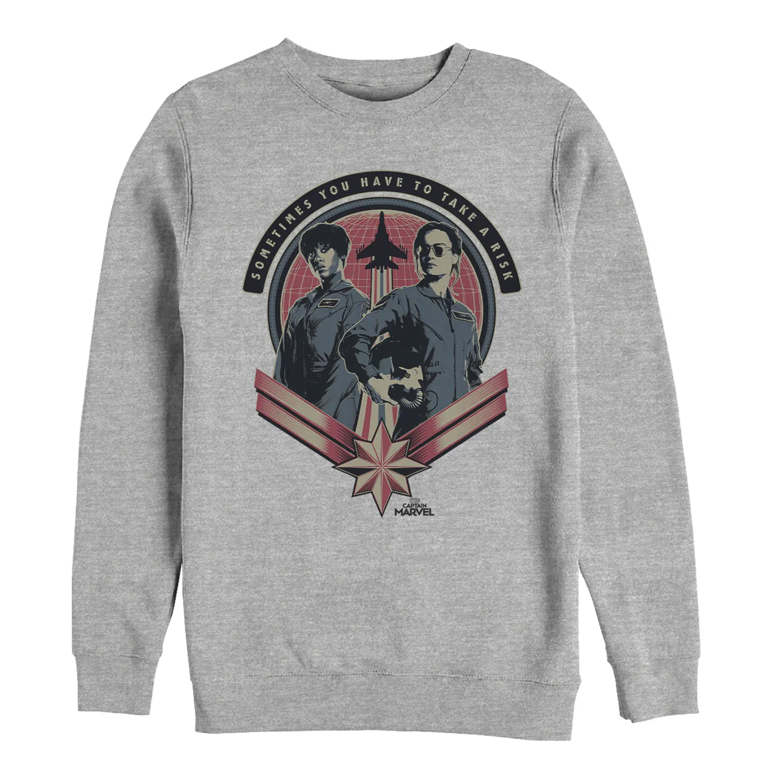 Men's Marvel Captain Marvel Flight Partners Sweatshirt