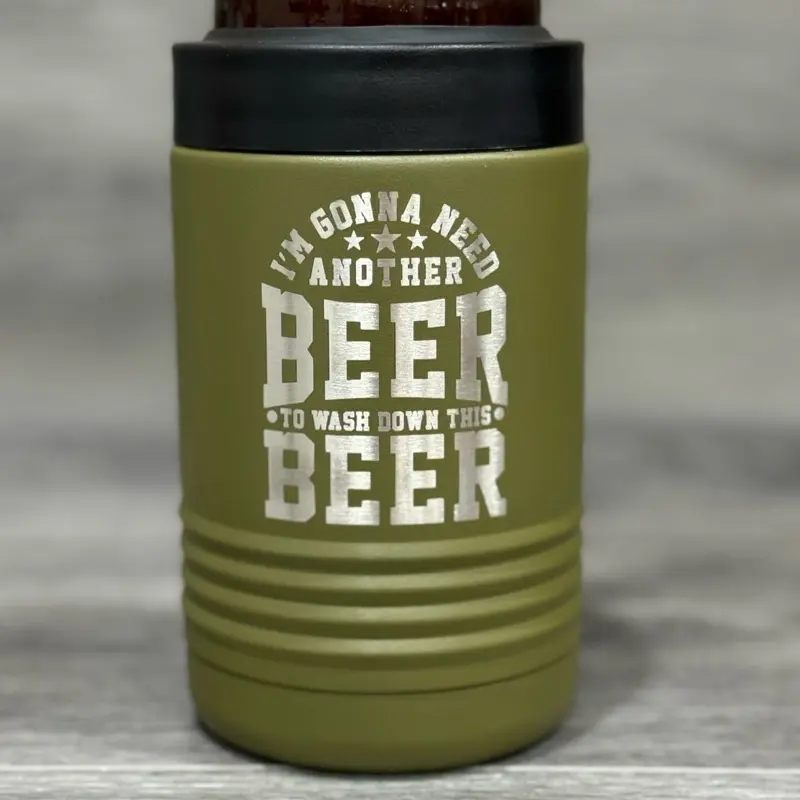 Funny Double Layer Insulated Stainless Steel Thermal Vacuum Flask Can Cooler, Stainless Steel Koozie for Cans & Bottles (For Pairing with Drinks)