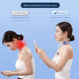 Adjustable Universal Cervical Neck Brace, Forward Head Posture Corrector, Anti‑Slouch Neck Support Collar for Home Therapy, Suitable for Children and Adults