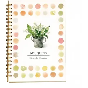 Beginner-Friendly Watercolor Workbook,Water Color Workbook Easy Nature Scenes Paint Set, Easy Nature Scenes Paint Set, Gift for Adults Teens (7)