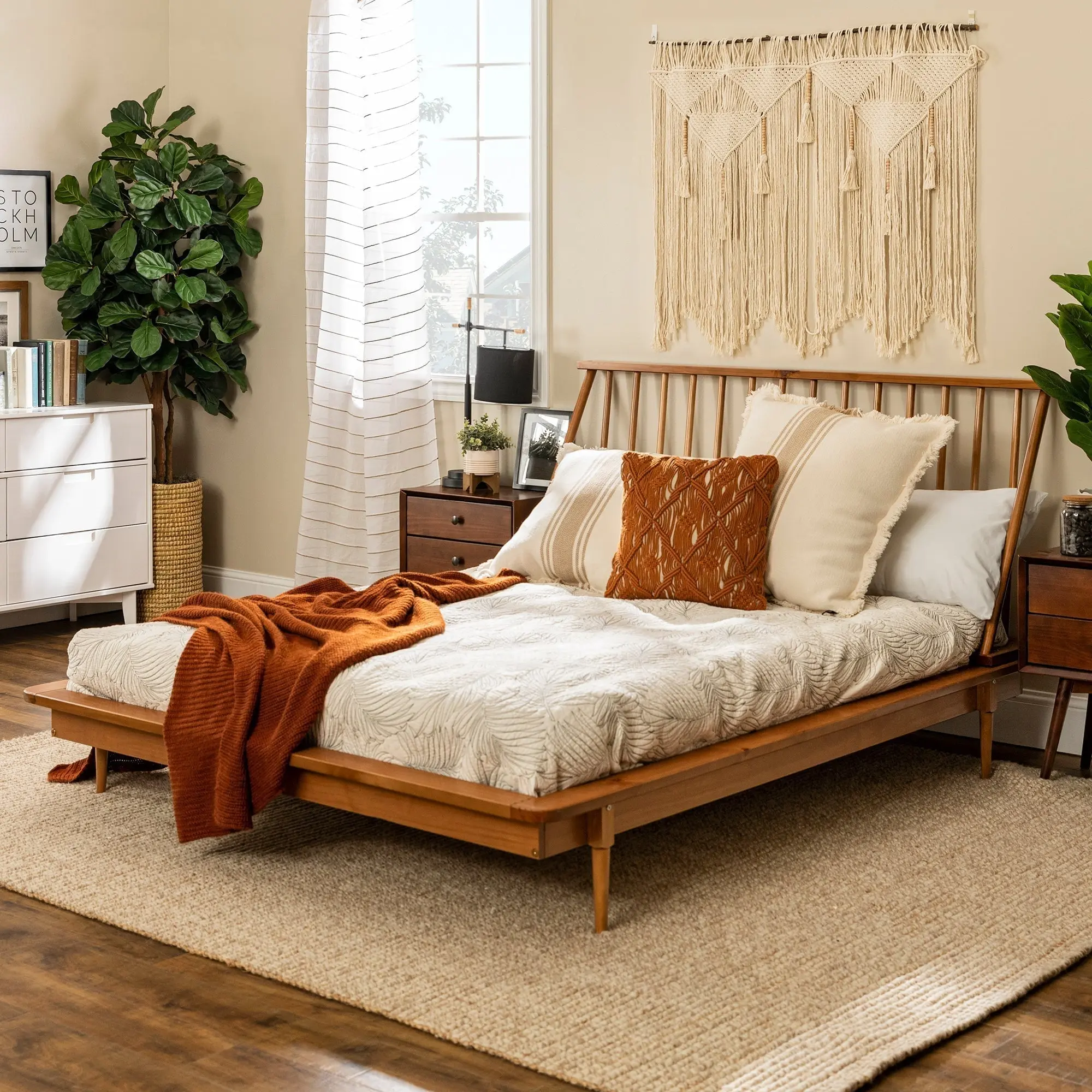 Walker Edison Spindle™ Wood Beds Walker Edison Spindle™ Wood Beds