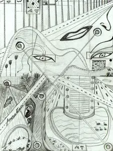 "American Eagle" Sketch RWF Artwork - Original Artwork Collection