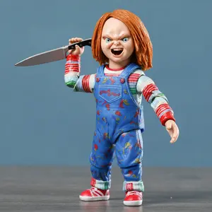 Horror Movie Action Figure 10cm/3.94in Collectible Figurine Model Kit Desk Decoration Doll Toy Gift fengshui ornament heal stone silk  flowers fake religious home laundry room bouquet faux creative small gift