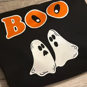 Boo w/ghosts  black sweatshirt