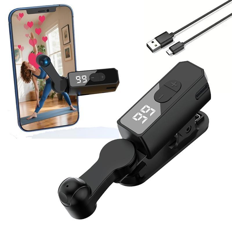 2025 Upgraded Smart Automatic Screen Clicker Device, Rechargeable Simulate Finger Continuous Clicker, Adjustable Speed Physical Clicker for Games, Live Likes, Reward Tasks