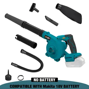 Cordless Leaf Blower for Makita 18V Battery,Electric Jobsite Air Blower with Brushless Motor,6 Variable Speed Up to 180MPH,2-in-1 Handle Electric Blower and Vacuum Cleaner(Battery Not Included) leafblower