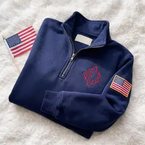 Embroidered J.E.E. Personalized Quarter Zip, Viral Meme JEE Monogram Unisex Sweater, Custom Text Embroidery Merch