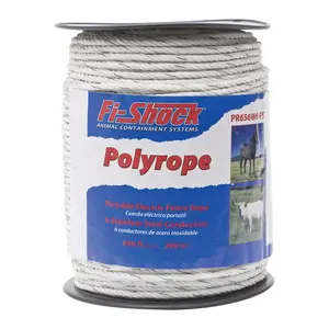 Woodstream PR656W6-FS Lightweight 6-Strand Poly Rope, 656 ft Length, 8.8 lbs Weight, 820 lb Load Capacity, 9.7 h x 8 w x 8 l in Dimensions
