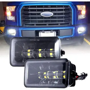 Upgrade LED Fog Lights for 2015-2020 Ford F150, 2017-2019 F250 F350 F450 F550 Super Duty, 4 Inch LED Fog Light Assembly Kit,36W Waterproof Bumper Lamps Set-1 Pair signal Truck
