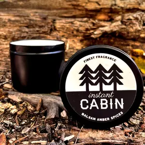 Instant Cabin Scented Candle Tin