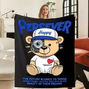 Flannel Blanket Soft and Warm for Napping Camping Travel Office Bed Sofa All Seasons Multipurpose Gift The Future Belongs to Those Who Believe In The Beauty Of Their Dreams