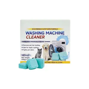 Washing Machine Cleaner Effectively Removes Pet Hair Build-Up, Fights Odors for Fresh and Clean Results, Deep Cleaning Washing Machine Tank Cleaner