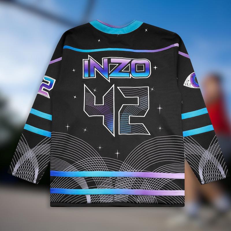 Cozmic Wave Hockey Jersey, EDM Hockey Jersey Rave, Gifts EDM Tshirt, Rave Wear, Rave Clothes